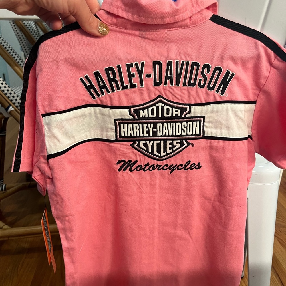 New with tags Harley Davidson button down shirt
